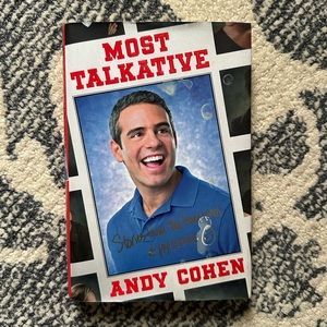 📕 Most Talkative by Andy Cohen Book hardcover book bravo reality tv